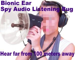 Bionic Ear Remote Sound Recorder 100 meters headphone Spy Audio Listening Amplifier Bug