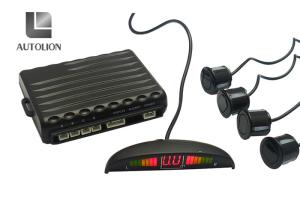 Car Reverse Parking Sensor Rainproof And Crescent LED 3 Colors 7 Bands