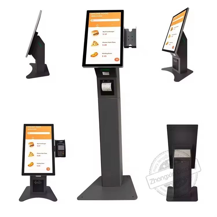15.6" Self Service Order Fast Food Tablet POS Payment Kiosk with Capacitive Touch Optional Touch Screen
