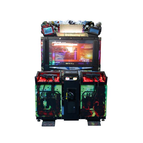 Quality Coin Operated Arcade Shooting Game Machine With LED Lighting / Surround Sound for sale