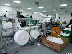 KN95 / N95 Respirator Face Mask Production Line With PLC Controller
