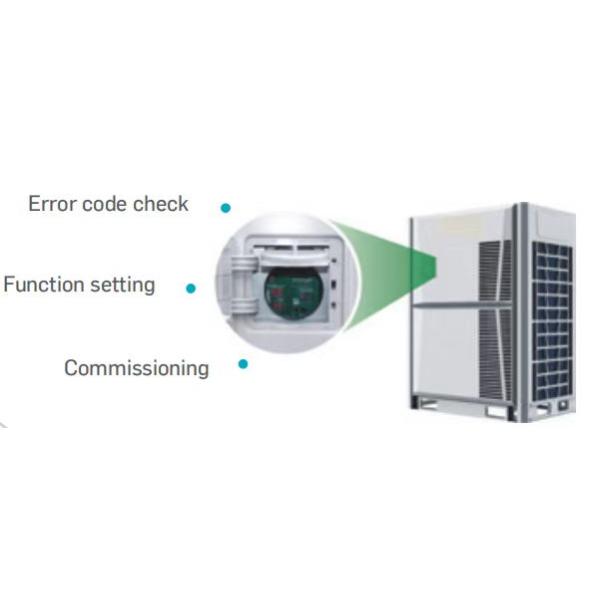 EVI Scroll Compressor Indoor Heating And Cooling Units VRF AC System 100 Connectable -25°C