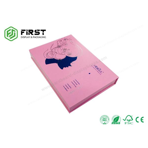 UV Coating Customized Foil Stamping Logo Rigid Cardboard Skincare Gift Cosmetic Packaging Box