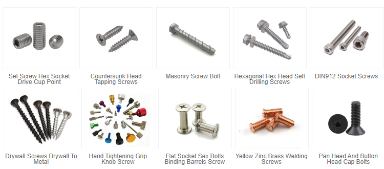 Hex Socket Head Set Screws Metric Hexagon Socket Set Screws Cup Point