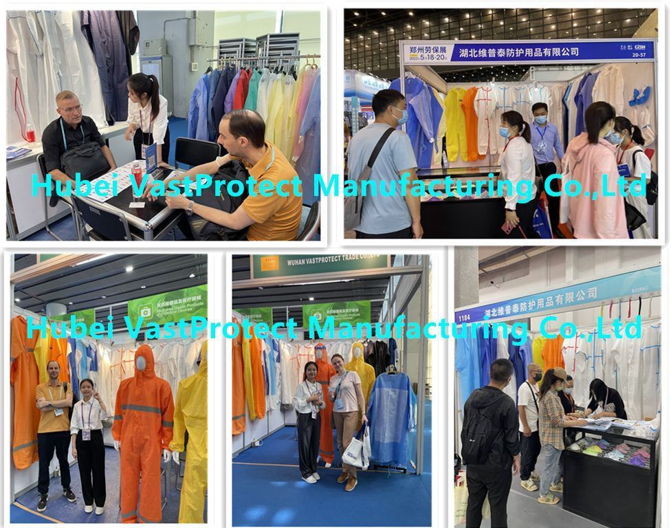 OEM/ODM Wholesale Microporous/PP/SMS Disposable Lab Coat with Snaps Buttons