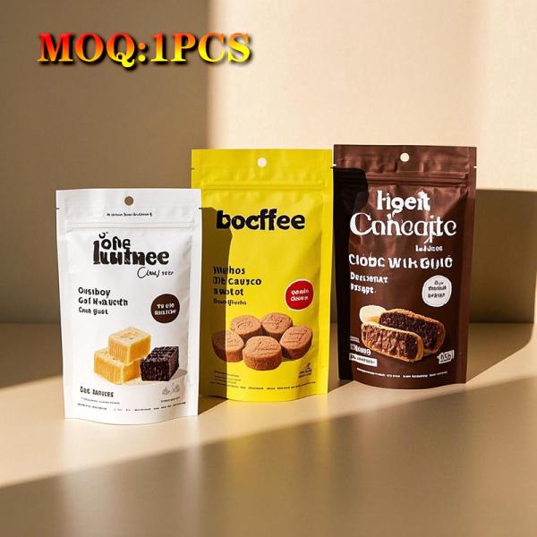 Quality Custom Logo Packaging 1oz 28g / 7 Gram / 4x5 Inch 3.5 G Edible Candy Cookie Smell Proof Zipper Mylar Plastic Bag for sale