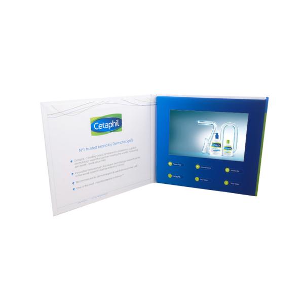 Quality 7inch USB LCD Video Brochure Card light operated For Advertising for sale