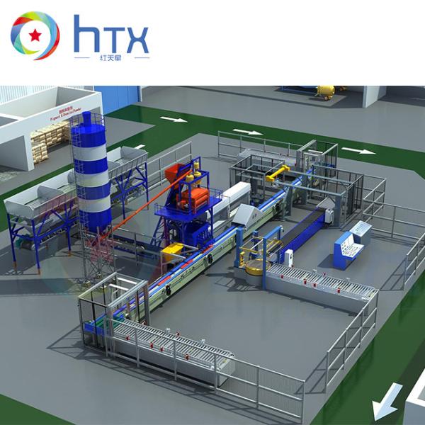 Quality Hollow Core Concrete Pile Extrusion Roof Tile Making Machine Block Production Line for sale