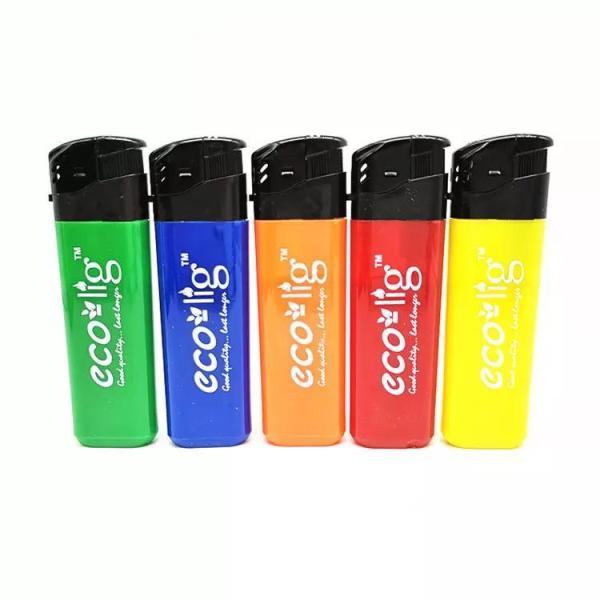 8.0cm Rechargeable Electronic Refillable Plastic Lighter with LED Colors Accepting OEM