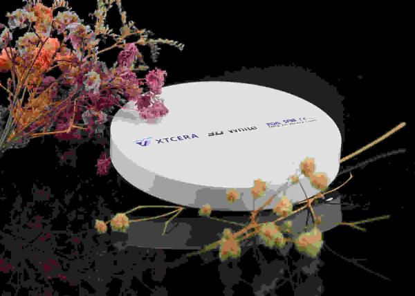 Quality 50% Transmission 750MPa Porcelain Dental Zirconia Blank for sale