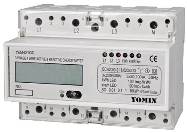 Quality Three Phase Four Wire Electronic Active Energy Meter With RS485 Communication for sale