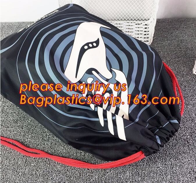 Cheap Digital Printing 100D Polyester Bag 30x45cm Any Logo Custom Drawstring Backpack,Waterpoof Most Popular Hot sale Pr