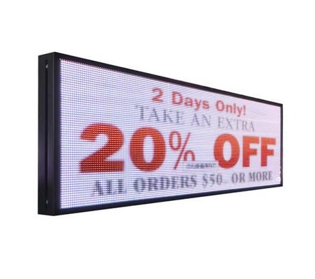Quality mix color P5 FCC Waterproof 12 Volt Scrolling LED Sign for sale