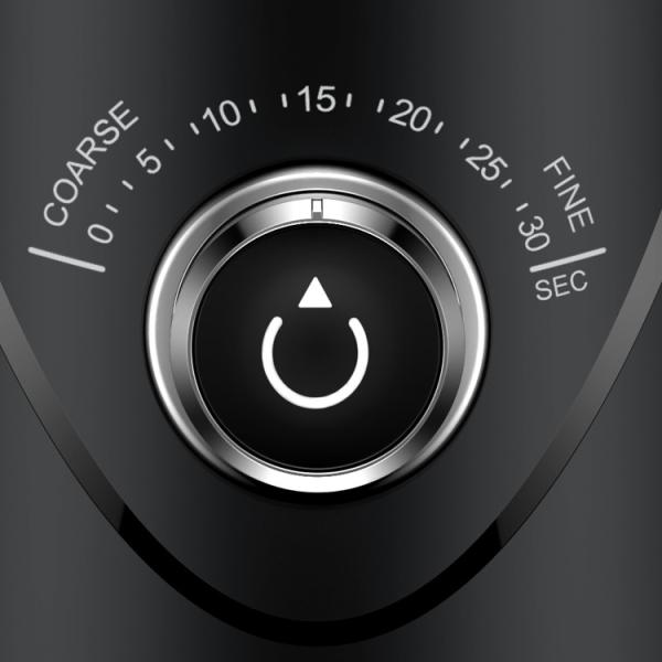 Adjustable Timing Knob Electric Coffee Grinder One Button Start For Coarse Fine Powder