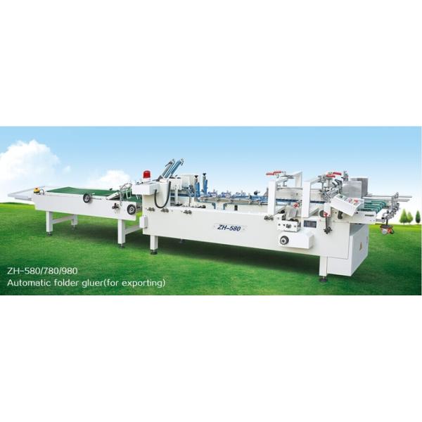 Mini Box Automatic Folder Gluer, Mini Box Folding + Gluing + Pressing, auto counting