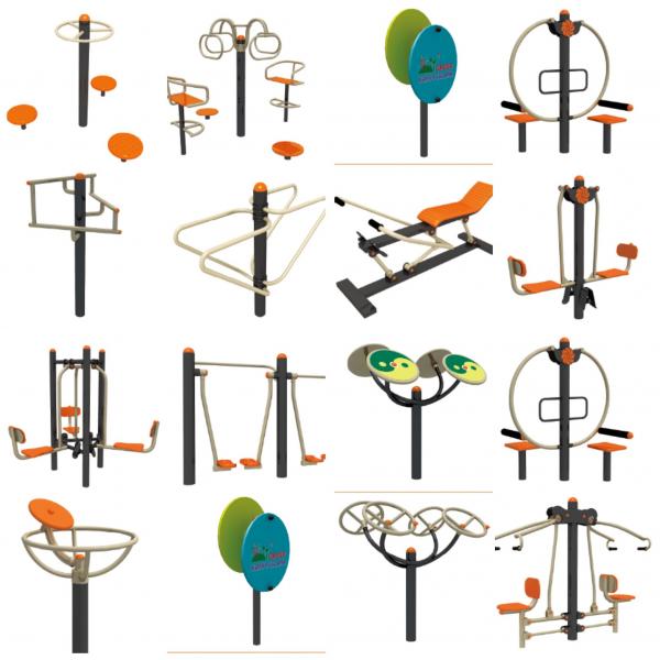 Outdoor Fitness Gym Equipment Double Water Wheel for Sale with Good Quality for Park