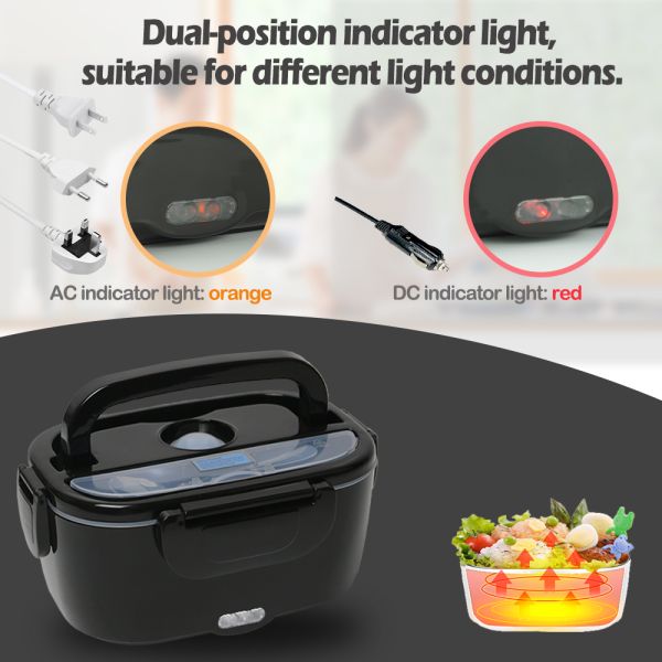 Electric Car heating Box Sealing Ring Leak Proof Office And Car Heating Bento Box CB AMZ