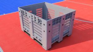 Big Bulk Container, large Plastic Pallet Box Container with Lid / Cover & wheels or without