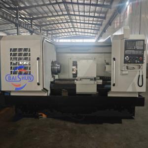 China Big Spindle Bore Horizontal Type CNC Metal Pipe Threading Cutting Lathe Machine wholesale