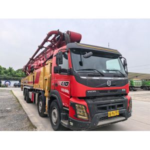 China 2021 SANY Used 62m Concrete Pump Truck With VOLVO Chassis Construction Machinery on sale