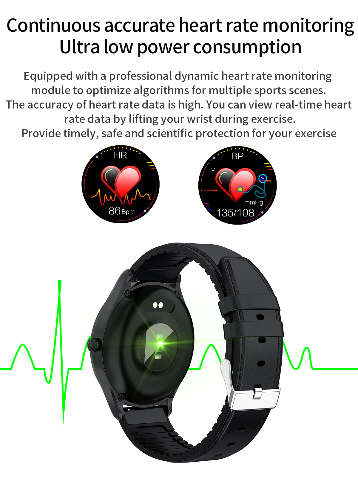 Bracelet Health Exercise Android Waterproof IP67 Automatic Smart Watch