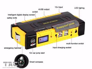 China Life Saving Hammer Pocket car jump starter portable 5V Output , vehicle jump start packs on sale