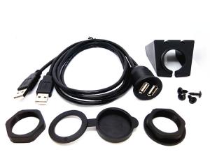 Date Transfer Car Audio Cable USB Flush Mount Aux Input Custom Length