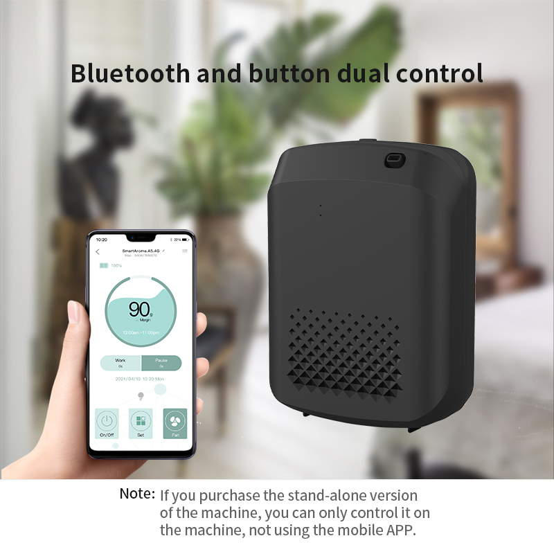 1000CBM Nano Atomization Large Coverage Aroma Diffuser 400ML Large Capacity Wall-mounted Essential Oil Diffuser With Bluetooth