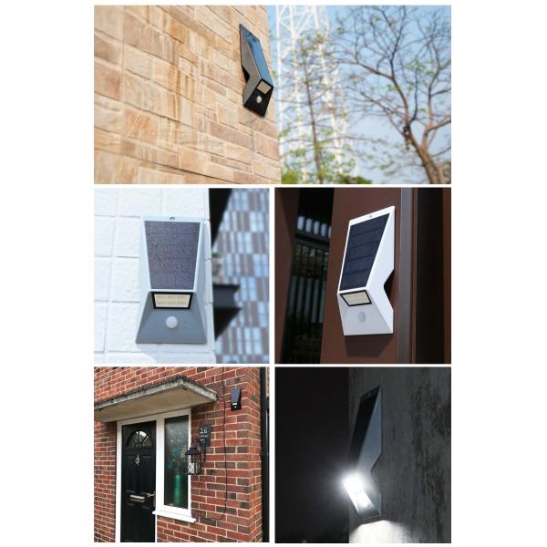 Modern Waterproof Remote Control Pir Garden Solar Wall Light Motion Sensor