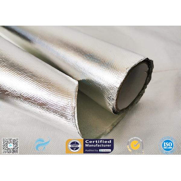 Hose Silver Heat Resistant Fabric / Aluminum Foil Fiberglass Composite Fabric