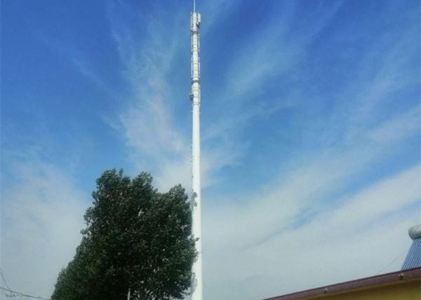 Quality Medium Wave 40m Q345B Steel Telecom Steel Tower for sale
