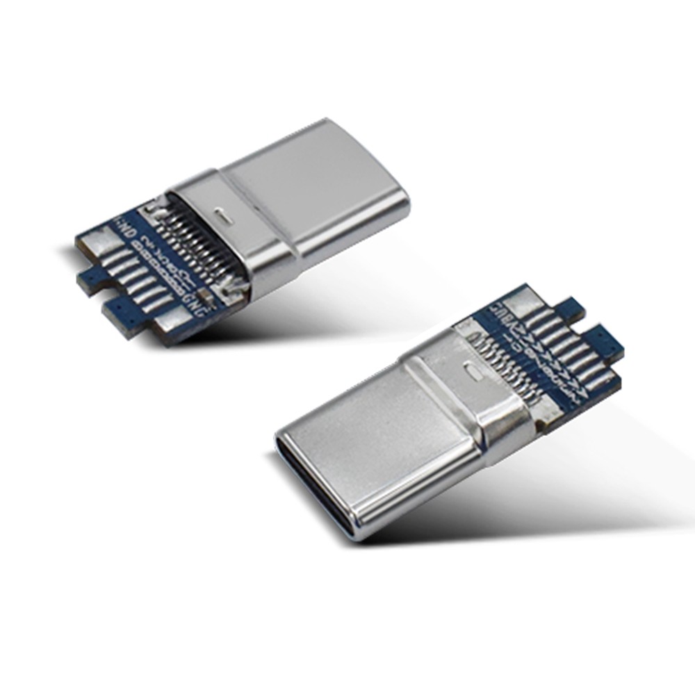 16 Pin Usb 3.1 C Connector , Usb 3.0 Type C Connector With PCB Board