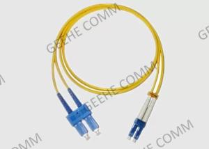 China Zipcord Riser Duplex 1M LC To SC Single Mode Fiber Patch Cable wholesale