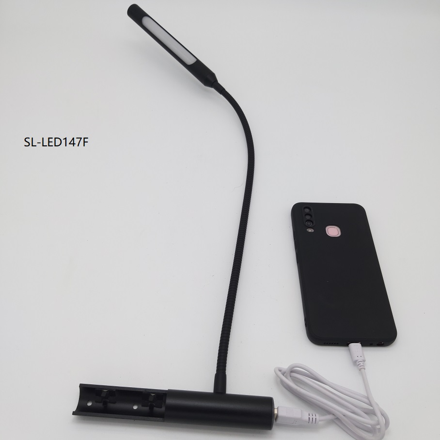 Chrome Plating LED Gooseneck Reading Light 12V 24V Book Reading Lamp Bed Side Light