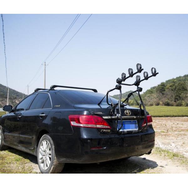 Automobile trailer ball type bicycle rack Rear Mounted 3 Bike Bicycle Carrier
