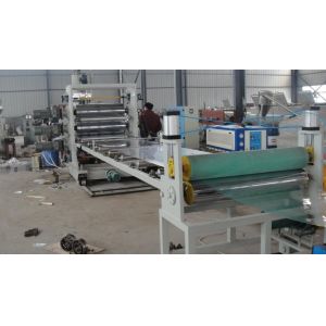 China Plastic Sheet Extrusion Line , Twin Screw PVC Extrusion Machinery on sale