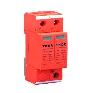 China PV surge protection device dc lightning arrestor 800v dc lightning solar surge protector wholesale