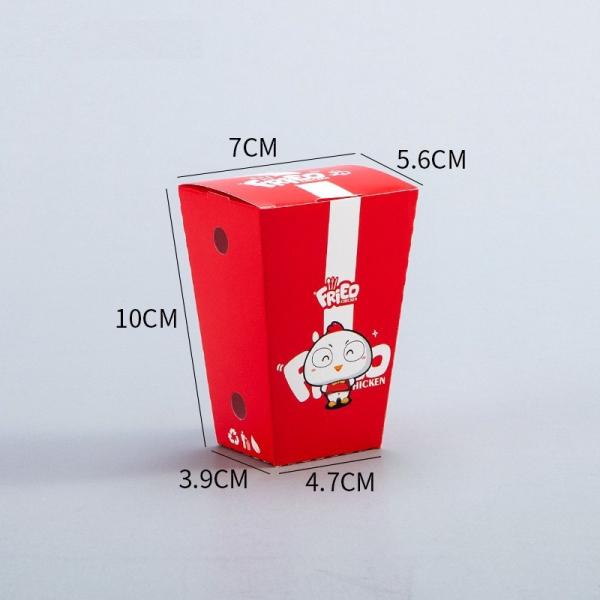 Custom Fast Food Fried Chicken Packaging Boxes For Small Sandwich Hamburger