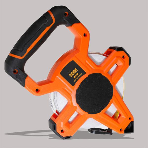 Quality High Strength ABS Housing 50M Engineering Tape Measure With Mechanical Handle for sale