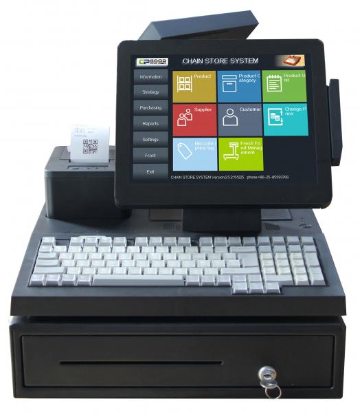 Quality Intel Corei3/i5/J1900 CPU 4GB/8GB DDR3 RAM Touch Pos Machine for Restaurants and Retails for sale