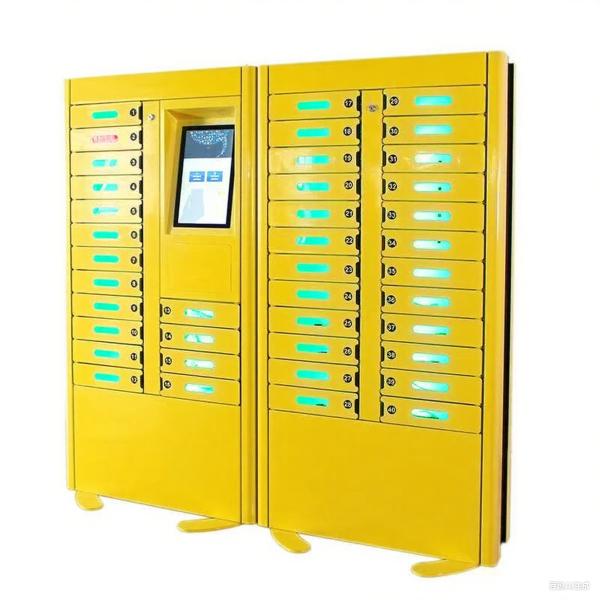 Quality 24/7 Cell Phone Charging Stations Self-Service Mobile Device Charging Locker Silent Cooling System With WiFi for sale