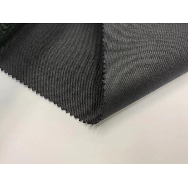 Black 300D Polyester Oxford Fabric 600D PU coated Mildew Resistant Flame Retardant Material