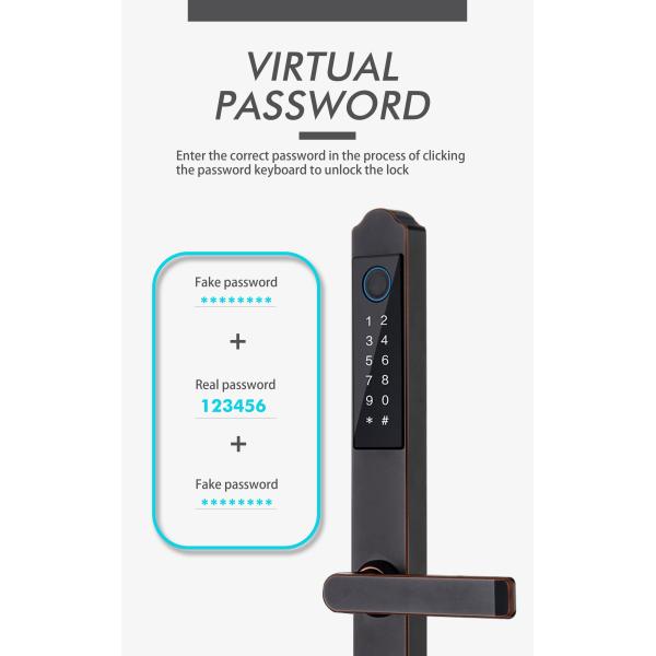 TuyaSmart Waterproof Door Lock WiFi Double Side Fingerprint Smart Lock