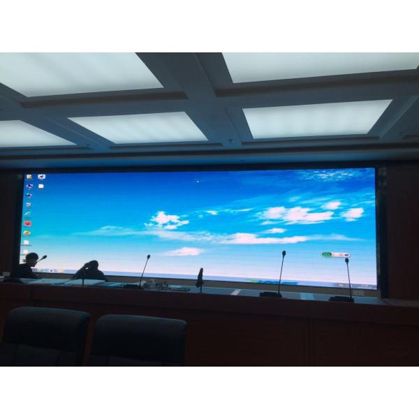 Magnet Install Indoor LED Video Screen AC220V/50Hz 128*64 Module Resolution Shenzhen Factory