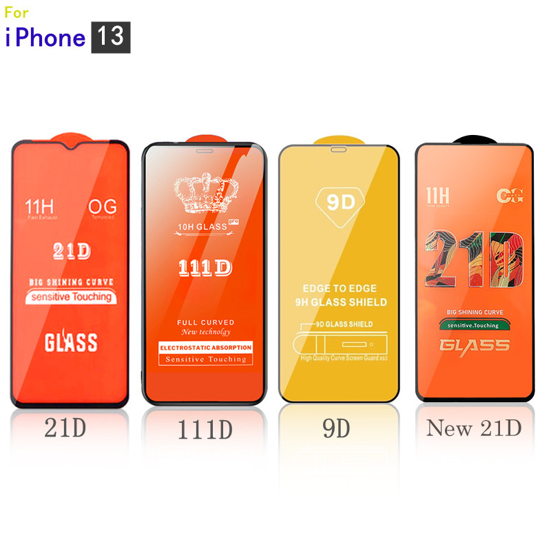 21D Anti Shock High Transparent 9h Temper Glass Screen Protector For Samsung