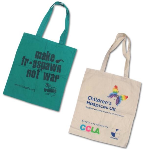Custom silk screen printed Cotton material handle style blank natural cotton canvas bag without logo bagplastics bagease