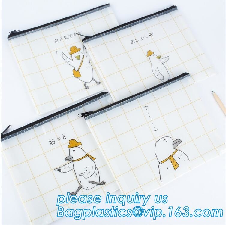 Promotional Low MOQ colorful A5 size matte waterproof mesh PVC file pocket folder/document bag with zipper and custom lo