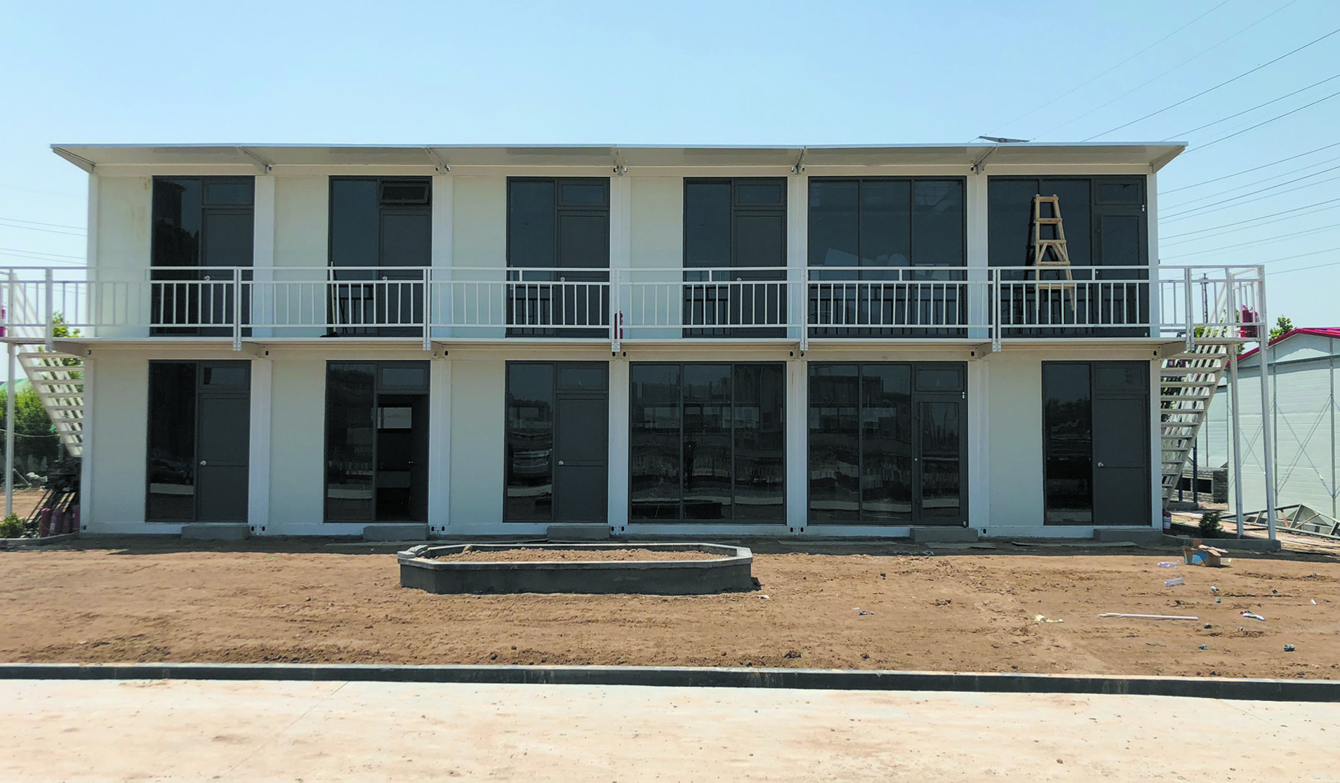 Portable Modular Flat Pack Container House Detachable Hospital Knockdown System