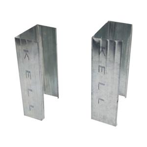 China Zinc Coated Metal Stud U Channel , Metal Furring Channel Strong Bearing Capacity wholesale