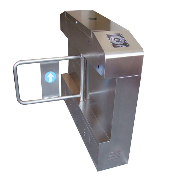 Custom Automatic Electric Swing Barrier Gate with Mifare Reader Two Way